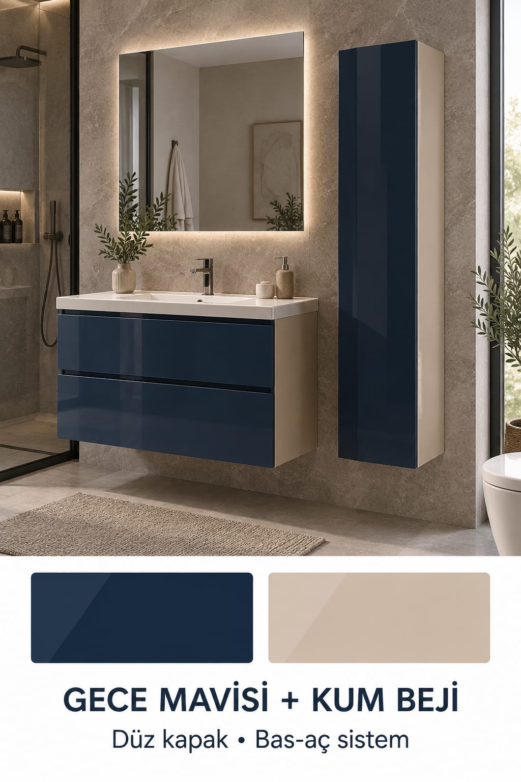 BD-101 Banyo Dolapları | Mekan Kapı