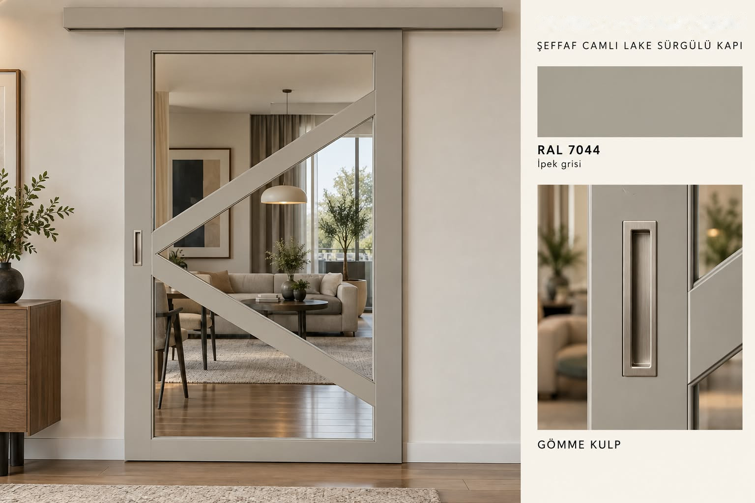 LS-110 Lake Sürgülü Kapı | Mekan Kapı