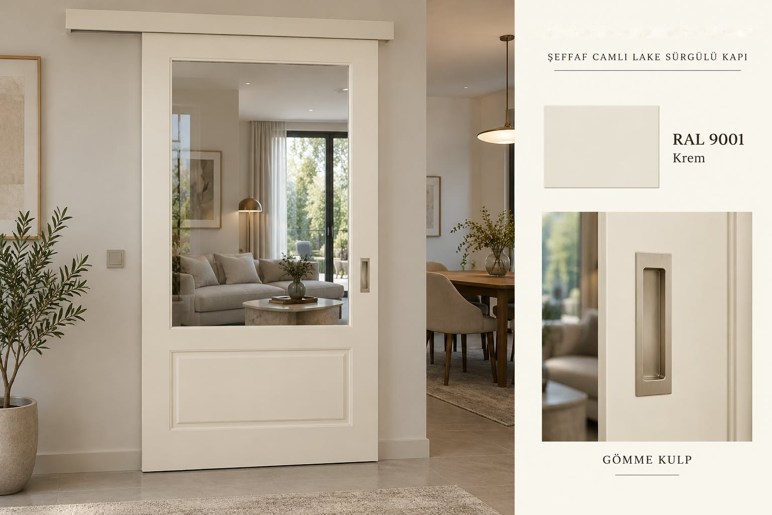 LS-112 Lake Sürgülü Kapı | Mekan Kapı