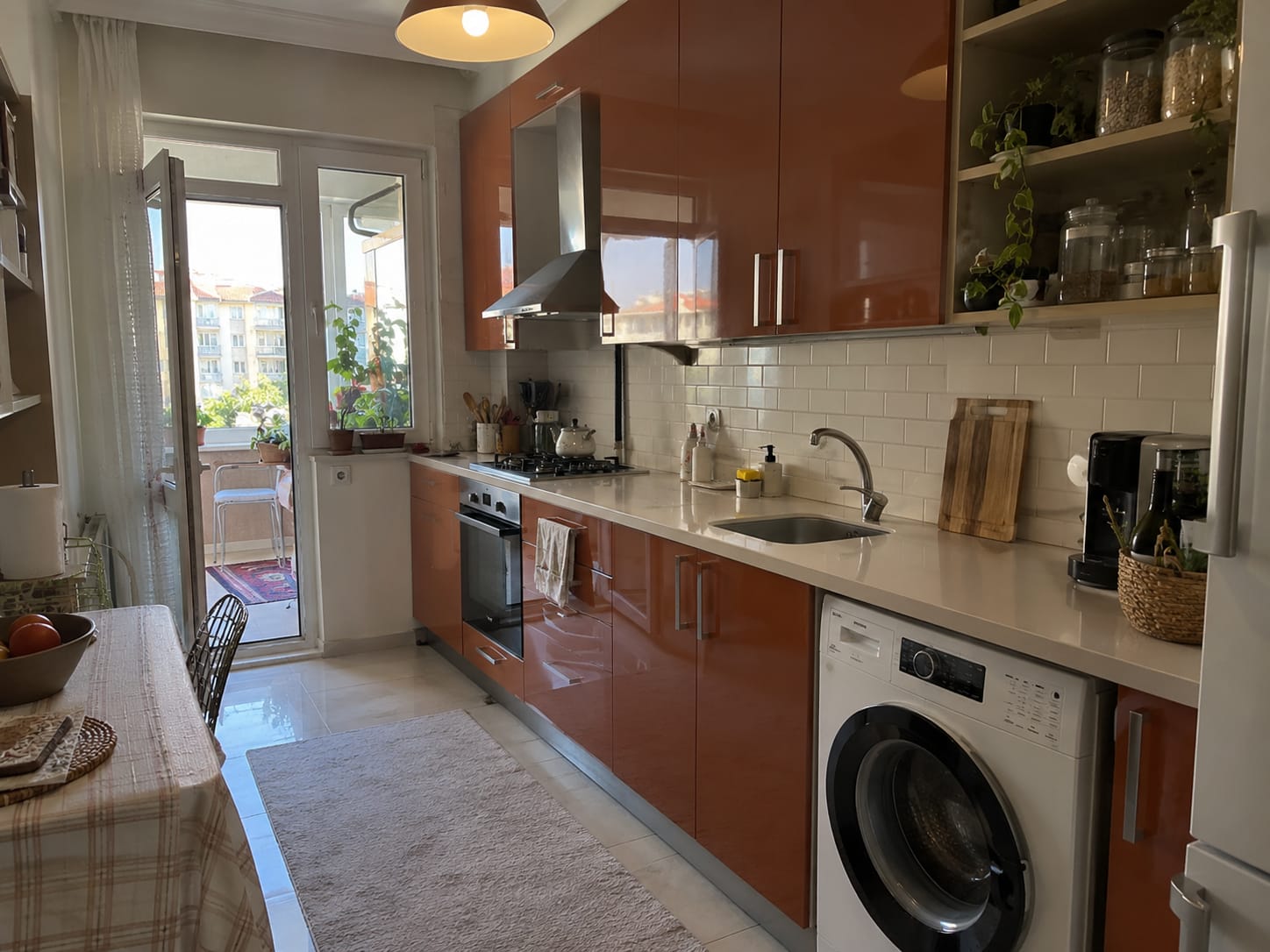 HGK-102 Mutfak Dolapları High Gloss Kapak | Mekan Kapı