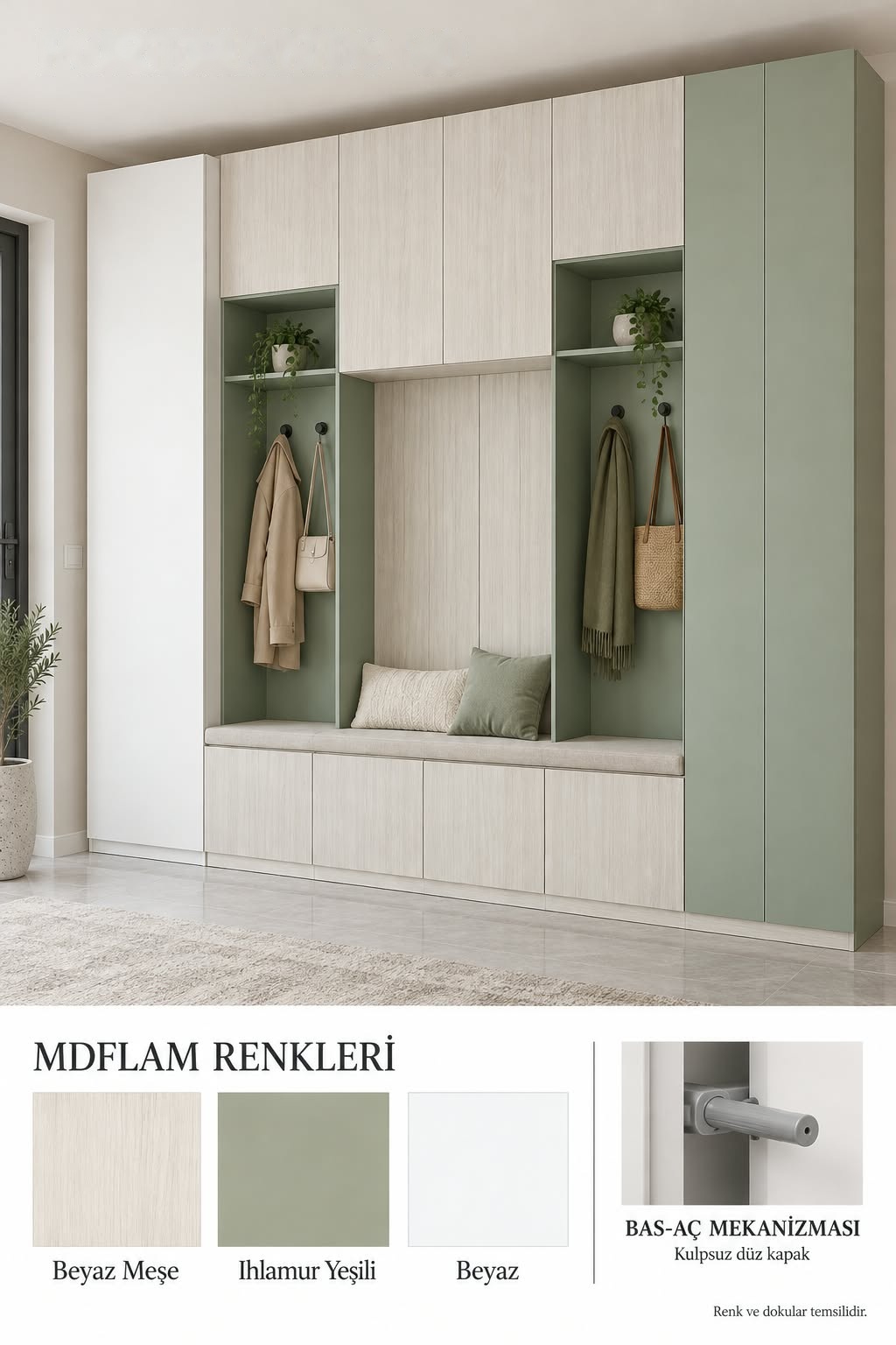 PM-104 Portmanto Modelleri | Mekan Kapı