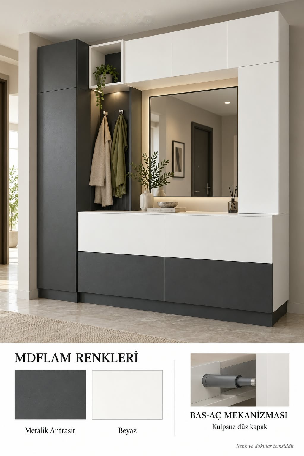 PM-105 Portmanto Modelleri | Mekan Kapı