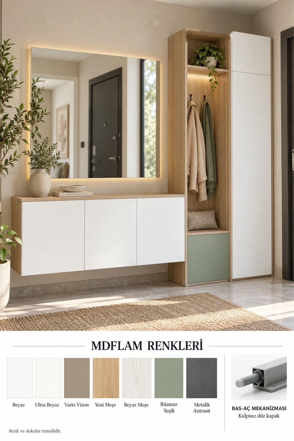 PM-108 Portmanto Modelleri | Mekan Kapı