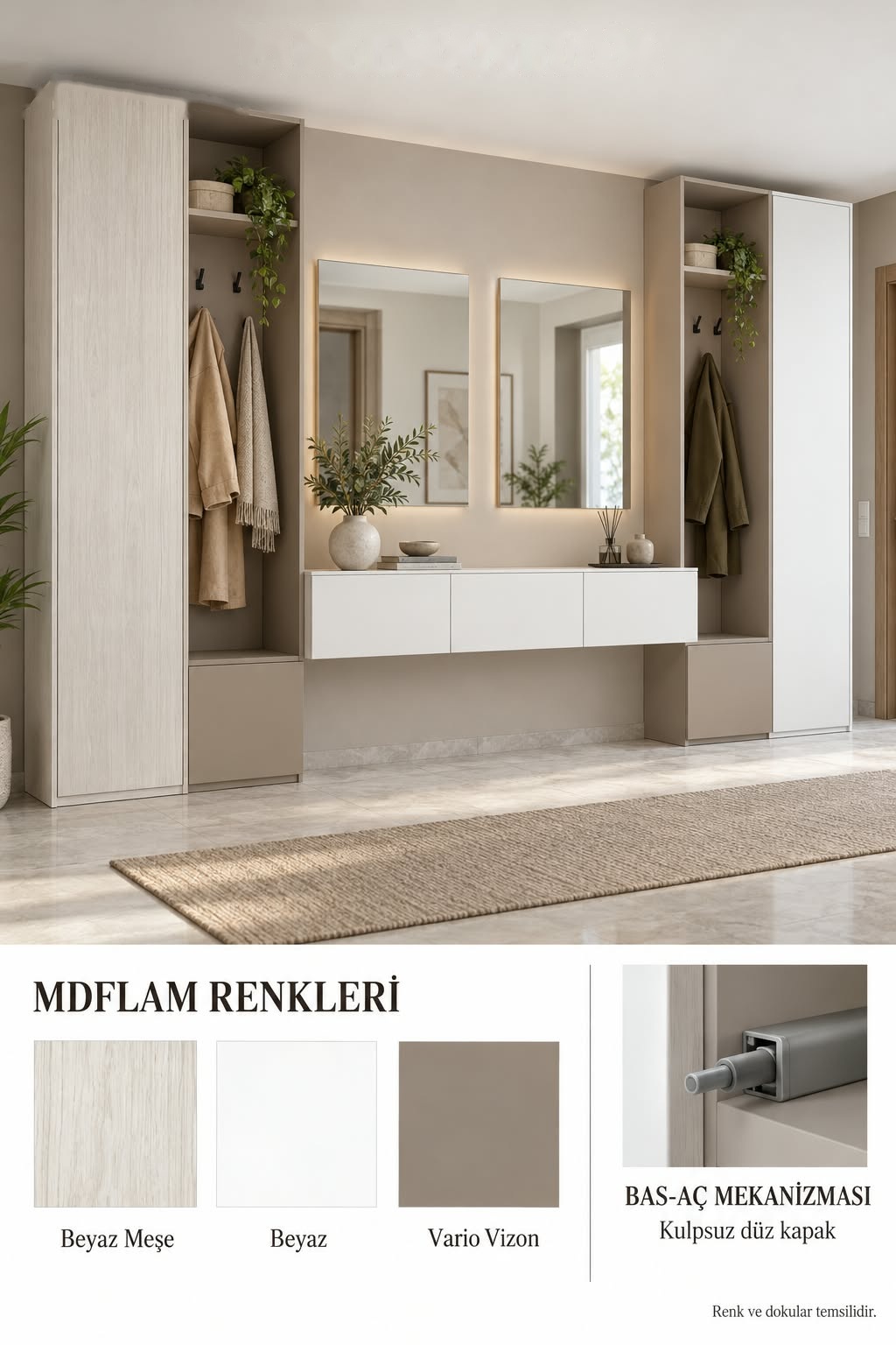 PM-114 Portmanto Modelleri | Mekan Kapı