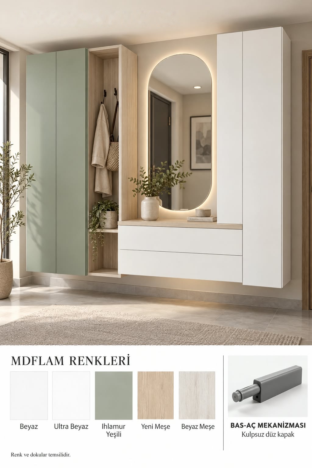 PM-117 Portmanto Modelleri | Mekan Kapı