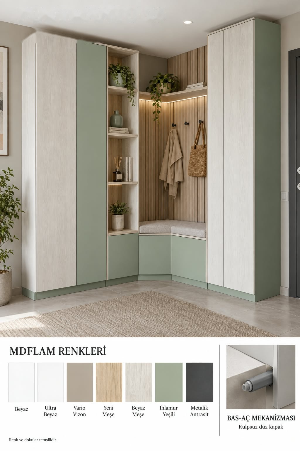 PM-119 Portmanto Modelleri | Mekan Kapı