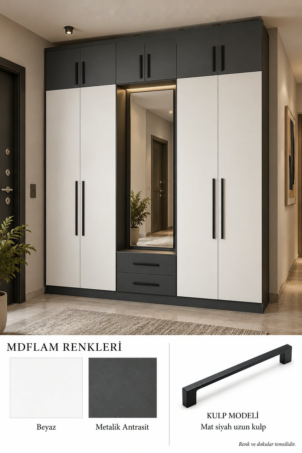 PM-128 Portmanto Modelleri | Mekan Kapı