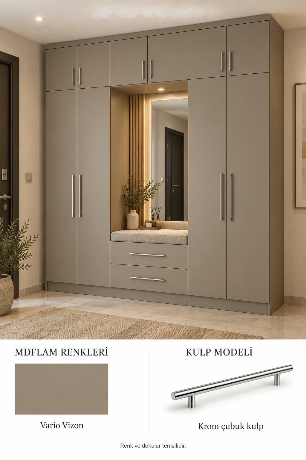 PM-131 Portmanto Modelleri | Mekan Kapı