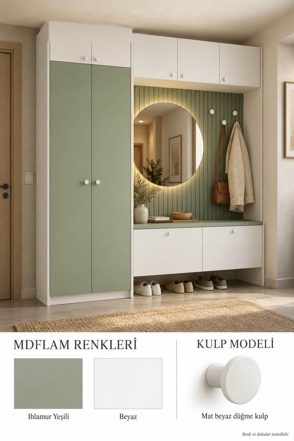 PM-136 Portmanto Modelleri | Mekan Kapı